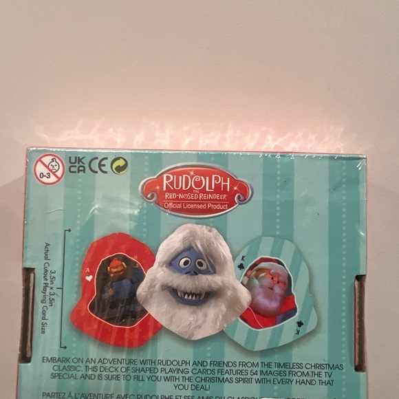 Rudolph The Red Nose Reindeer, Shaped Playing Cards - Picture 4 of 4